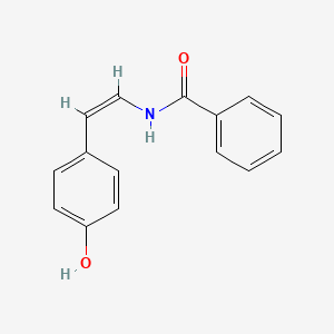 molecular formula C15H13NO2 B3026850 (Z)-N-(4-Hydroxystyryl)benzamide CAS No. 115722-47-9