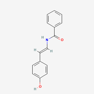 N-[(E)-2-(4-Hydroxyphenyl)ethenyl]benzamide