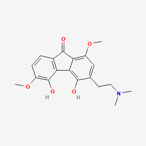 molecular formula C19H21NO5 B3026858 考洛菲因 CAS No. 1159989-19-1