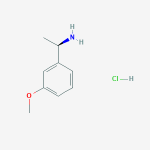 molecular formula C9H14ClNO B3026875 (R)-1-(3-Methoxyphenyl)ethanamine hydrochloride CAS No. 1167414-89-2