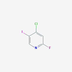 molecular formula C5H2ClFIN B3026904 4-Chloro-2-fluoro-5-iodopyridine CAS No. 1184914-20-2