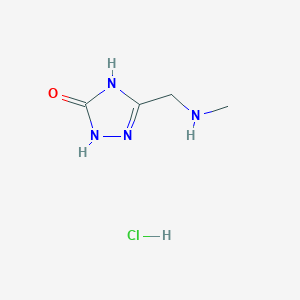 5-Methylaminomethyl-2,4-dihydro-[1,2,4]triazol-3-one hydrochloride