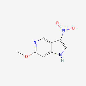 6-Methoxy-3-nitro-1H-pyrrolo[3,2-c]pyridine