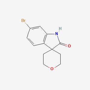 6-Bromo-2',3',5',6'-tetrahydrospiro[indoline-3,4'-pyran]-2-one