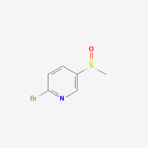 molecular formula C6H6BrNOS B3026952 2-Bromo-5-(methylsulfinyl)pyridine CAS No. 1193244-96-0