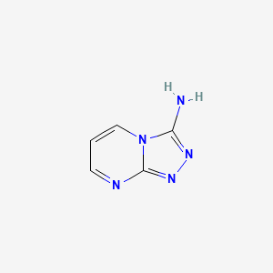 molecular formula C5H5N5 B3026956 [1,2,4]Triazolo[4,3-a]pyrimidin-3-amine CAS No. 1195625-75-2