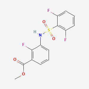 Methyl 3-(2,6-difluorophenylsulfonamido)-2-fluorobenzoate