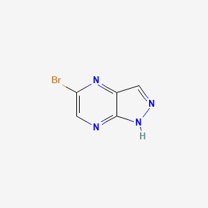 molecular formula C5H3BrN4 B3026964 5-Bromo-1H-pyrazolo[3,4-B]pyrazine CAS No. 1196152-90-5