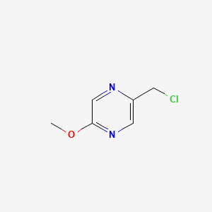 molecular formula C6H7ClN2O B3026965 2-(Chloromethyl)-5-methoxypyrazine CAS No. 1196156-90-7