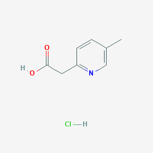 molecular formula C8H10ClNO2 B3026977 2-(5-Methylpyridin-2-yl)acetic acid hydrochloride CAS No. 1201194-56-0