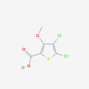 molecular formula C6H4Cl2O3S B3026996 4,5-二氯-3-甲氧基噻吩-2-羧酸 CAS No. 120715-49-3