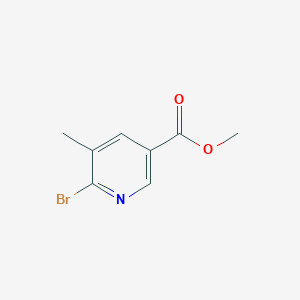 molecular formula C8H8BrNO2 B3027005 6-溴-5-甲基烟酸甲酯 CAS No. 1210451-92-5
