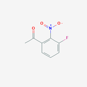 molecular formula C8H6FNO3 B3027025 1-(3-氟-2-硝基苯基)乙酮 CAS No. 1214346-37-8