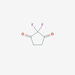 molecular formula C5H4F2O2 B3027028 2,2-Difluorocyclopentane-1,3-dione CAS No. 1215071-21-8