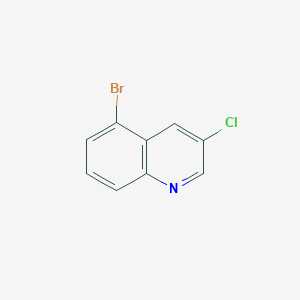 molecular formula C9H5BrClN B3027030 5-Bromo-3-chloroquinoline CAS No. 1215770-74-3