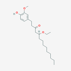molecular formula C23H38O4 B3027033 5-Ethoxy-10-Gingerol CAS No. 121771-98-0