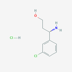 (S)-3-(3-Chlorophenyl)-beta-alaninol hcl