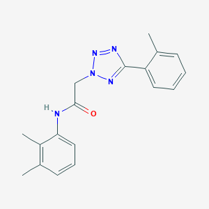 molecular formula C18H19N5O B302704 N-(2,3-Dimethylphenyl)-2-[5-(2-methylphenyl)-2H-tetraazol-2-yl]acetamide 