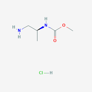 (S)-Methyl (1-aminopropan-2-yl)carbamate hydrochloride