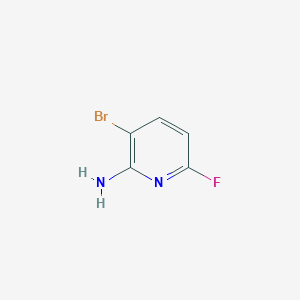 molecular formula C5H4BrFN2 B3027060 3-Bromo-6-fluoropyridin-2-amine CAS No. 1232431-41-2