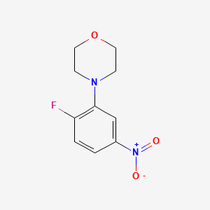 molecular formula C10H11FN2O3 B3027063 4-(2-氟-5-硝基苯基)吗啉 CAS No. 1233093-70-3