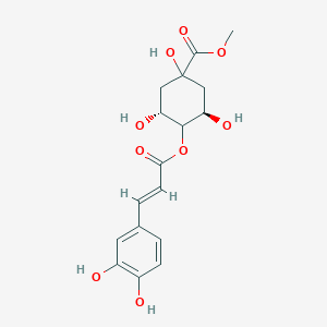 molecular formula C17H20O9 B3027066 Methyl 4-caffeoylquinate CAS No. 123372-74-7