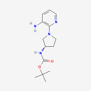 (S)-tert-Butyl 1-(3-aminopyridin-2-yl)pyrrolidin-3-ylcarbamate