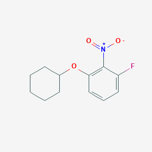 1-(Cyclohexyloxy)-3-fluoro-2-nitrobenzene