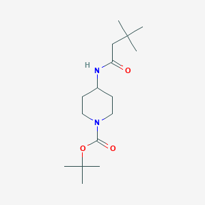tert-Butyl 4-(3,3-dimethylbutanamido)piperidine-1-carboxylate