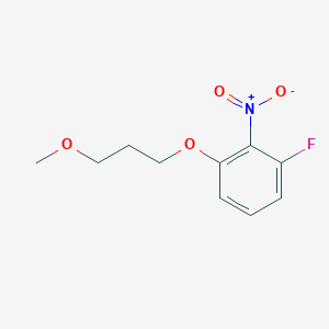molecular formula C10H12FNO4 B3027086 1-Fluoro-3-(3-methoxypropoxy)-2-nitrobenzene CAS No. 1233951-69-3