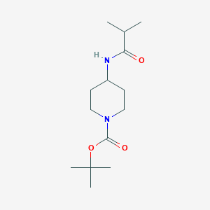 molecular formula C14H26N2O3 B3027103 tert-Butyl 4-isobutylamidopiperidine-1-carboxylate CAS No. 1233952-44-7