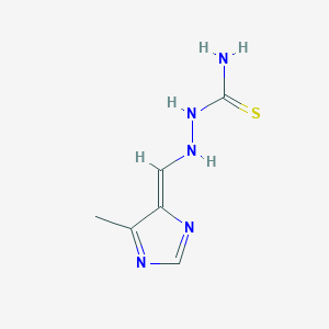 molecular formula C6H9N5S B302711 [[(Z)-(5-methylimidazol-4-ylidene)methyl]amino]thiourea 