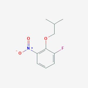 molecular formula C10H12FNO3 B3027134 1-氟-2-异丁氧基-3-硝基苯 CAS No. 1233955-17-3