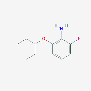 2-Fluoro-6-(pentan-3-yloxy)aniline