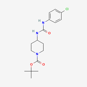 tert-Butyl 4-[3-(4-chlorophenyl)ureido]piperidine-1-carboxylate