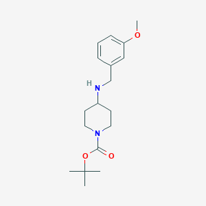 molecular formula C18H28N2O3 B3027166 叔丁基4-(3-甲氧基苄氨基)哌啶-1-羧酸酯 CAS No. 1233958-38-7