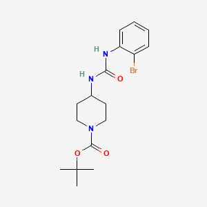tert-Butyl 4-[3-(2-bromophenyl)ureido]piperidine-1-carboxylate