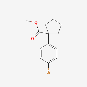 Methyl 1-(4-bromophenyl)cyclopentane-1-carboxylate