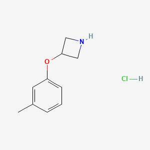 molecular formula C10H14ClNO B3027183 3-(3-Methylphenoxy)azetidine hydrochloride CAS No. 1236862-21-7