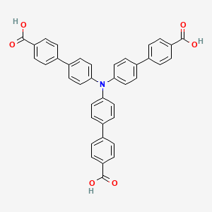 molecular formula C39H27NO6 B3027188 4',4''',4'''''-Nitrilotris(([1,1'-biphenyl]-4-carboxylic acid)) CAS No. 1239602-35-7