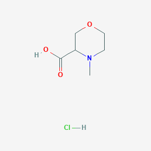 molecular formula C6H12ClNO3 B3027189 4-Methylmorpholine-3-carboxylic acid hydrochloride CAS No. 1240518-90-4