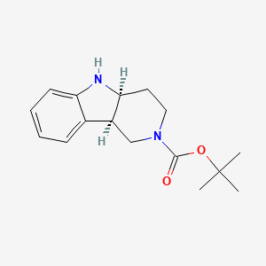 tert-butyl3,4,4a,5-tetrahydro-1H-pyrido[4,3-b]indole-2(9bH)-carboxylate