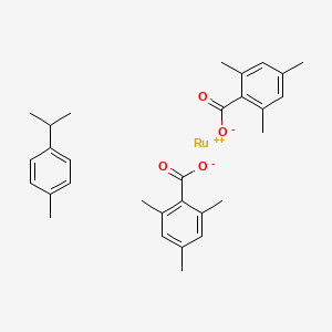 molecular formula C30H36O4Ru B3027214 (p-Cymene)bis(mesitylcarboxylato)ruthenium(II) CAS No. 1251667-99-8