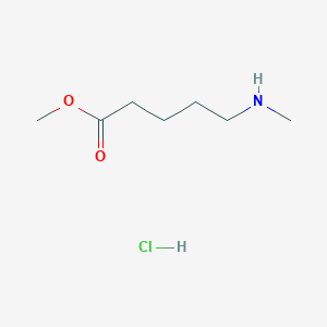 molecular formula C7H16ClNO2 B3027217 Methyl 5-(methylamino)pentanoate hydrochloride CAS No. 1253582-24-9