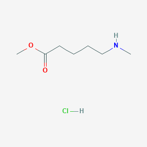 molecular formula C7H16ClNO2 B3027217 5-(甲基氨基)戊酸甲酯盐酸盐 CAS No. 1253582-24-9