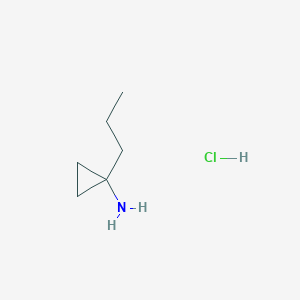 molecular formula C6H14ClN B3027229 (1-丙基环丙基)胺盐酸盐 CAS No. 1255718-28-5
