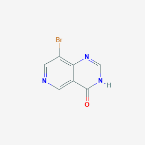 molecular formula C7H4BrN3O B3027230 8-溴吡啶并[4,3-d]嘧啶-4(3H)-酮 CAS No. 1256353-15-7