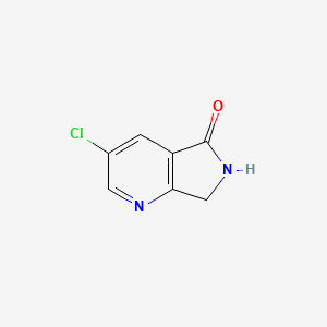 3-Chloro-6,7-dihydro-5H-pyrrolo[3,4-b]pyridin-5-one