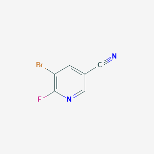 5-Bromo-6-fluoronicotinonitrile