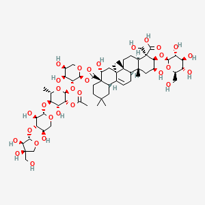 molecular formula C59H92O30 B3027243 2-O-acetyl-Platyconic acid A CAS No. 1256935-30-4